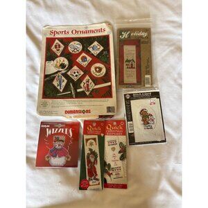 Counted Cross Stitch Christmas Craft Kits Lots Holiday
